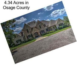 4.34 Acres in Osage County