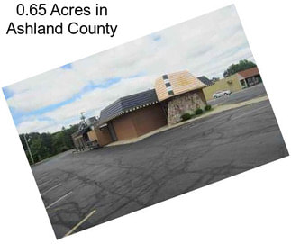 0.65 Acres in Ashland County