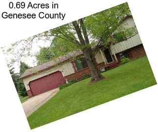 0.69 Acres in Genesee County