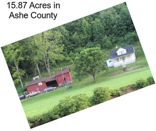 15.87 Acres in Ashe County