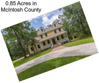 0.85 Acres in McIntosh County