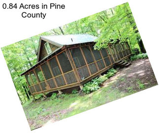 0.84 Acres in Pine County