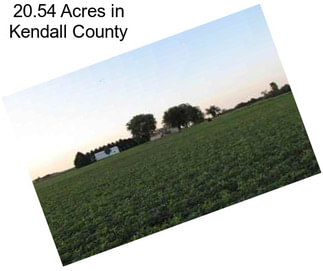 20.54 Acres in Kendall County