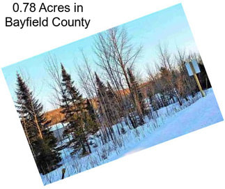 0.78 Acres in Bayfield County