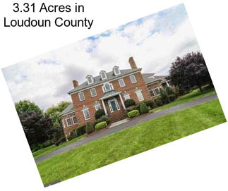 3.31 Acres in Loudoun County