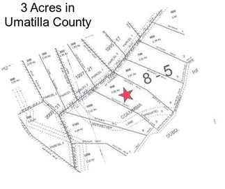 3 Acres in Umatilla County
