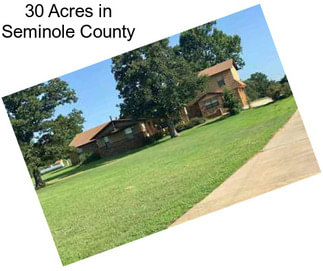 30 Acres in Seminole County