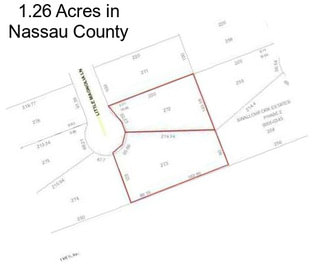 1.26 Acres in Nassau County