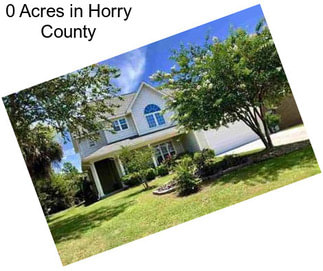 0 Acres in Horry County