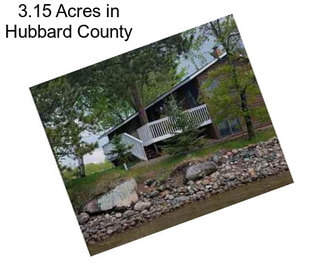 3.15 Acres in Hubbard County