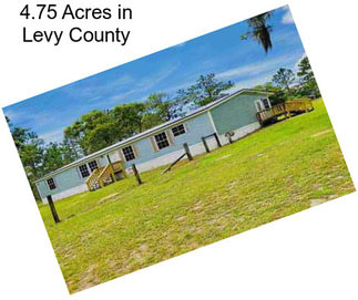 4.75 Acres in Levy County
