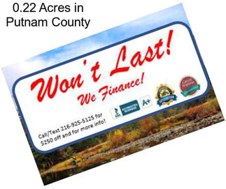 0.22 Acres in Putnam County