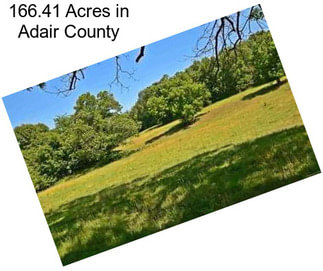 166.41 Acres in Adair County