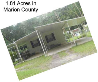 1.81 Acres in Marion County