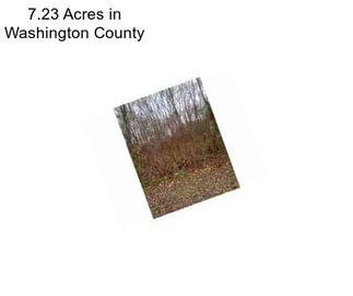 7.23 Acres in Washington County
