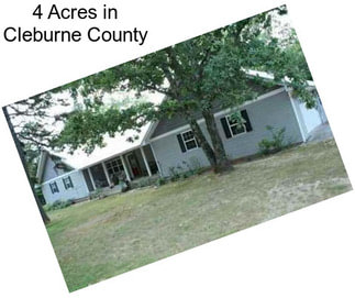 4 Acres in Cleburne County