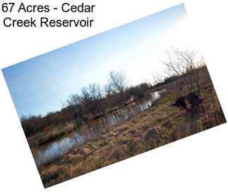 67 Acres - Cedar Creek Reservoir