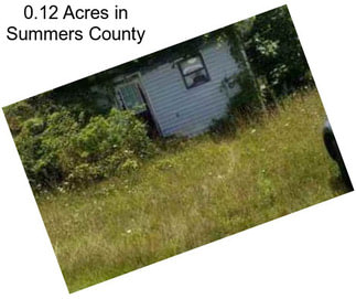 0.12 Acres in Summers County