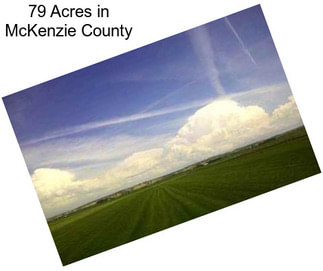 79 Acres in McKenzie County