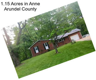 1.15 Acres in Anne Arundel County