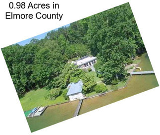 0.98 Acres in Elmore County