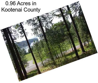 0.96 Acres in Kootenai County