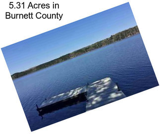 5.31 Acres in Burnett County