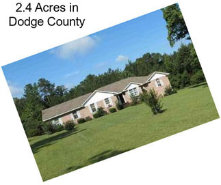 2.4 Acres in Dodge County