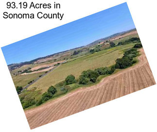 93.19 Acres in Sonoma County