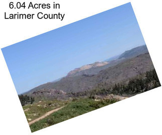 6.04 Acres in Larimer County