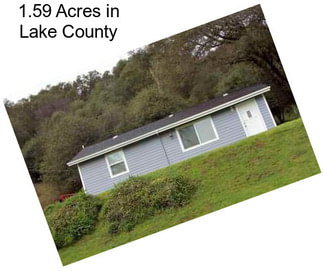 1.59 Acres in Lake County