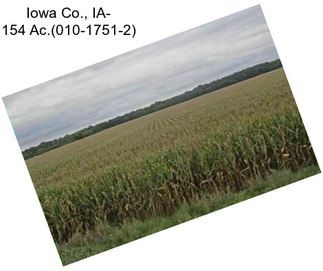 Iowa Co., IA- 154 Ac.(010-1751-2)