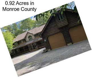 0.92 Acres in Monroe County