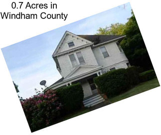 0.7 Acres in Windham County