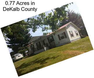 0.77 Acres in DeKalb County