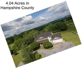 4.04 Acres in Hampshire County