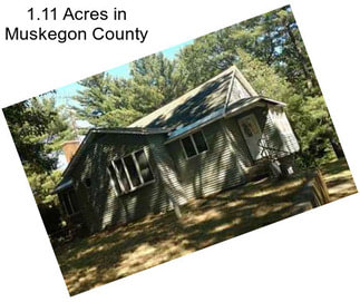 1.11 Acres in Muskegon County