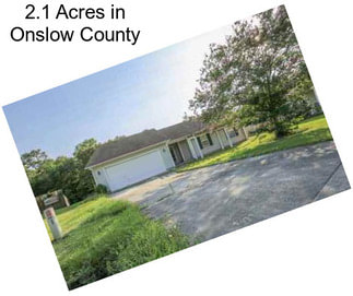 2.1 Acres in Onslow County