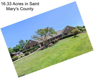 16.33 Acres in Saint Mary\'s County