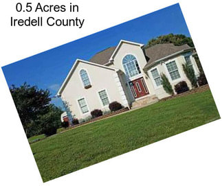 0.5 Acres in Iredell County