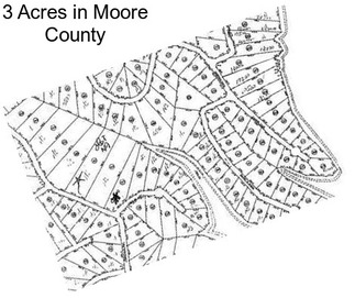 3 Acres in Moore County