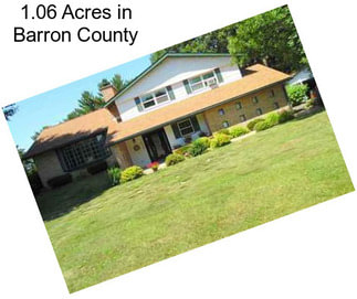 1.06 Acres in Barron County