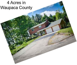 4 Acres in Waupaca County