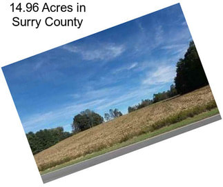 14.96 Acres in Surry County