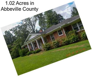1.02 Acres in Abbeville County