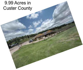 9.99 Acres in Custer County