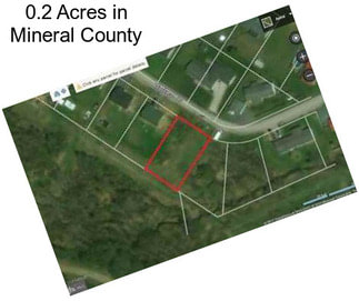 0.2 Acres in Mineral County