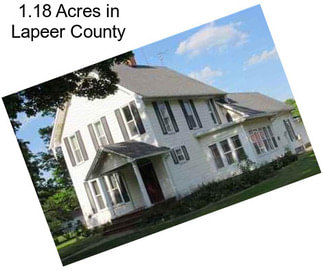 1.18 Acres in Lapeer County