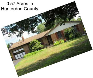 0.57 Acres in Hunterdon County