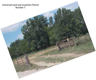 Universal Land and Livestock Parcel Number 7